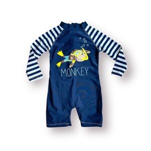 Mini Rebel by Primark Monkey 🐒 Rashguard Size 12-18Months